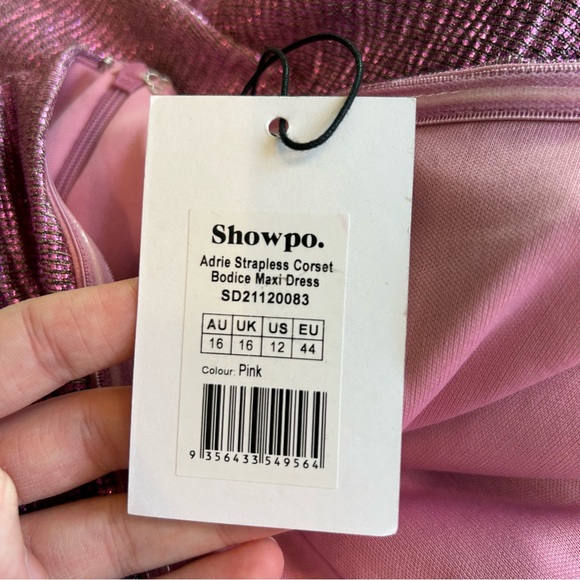 Showpo Strapless Purple Dress - Picture 6 of 12